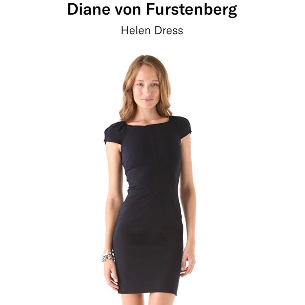 Diane von Furstenberg Helen dress size 4 black!